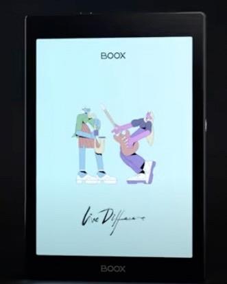 eBookReader Onyx BOOX Nova Air C ebogslæser blå lys